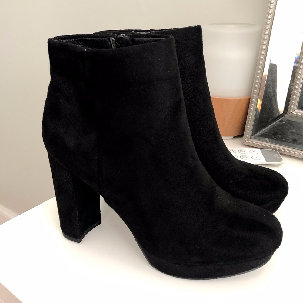 Black Heel Ankle Booties